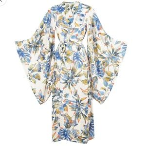 Jennafer Grace Oceana Kimono Caftan with belt and pockets!!